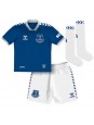 Billige Everton Ashley Young #18 Hjemmedraktsett Barn 2023-24 Kortermet (+ Korte bukser)